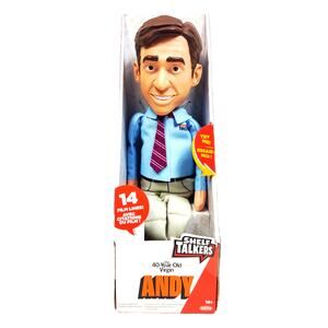The 40 Year Old Virgin Andy Stitzer Shelf Talkers 12" Talking Plush Pull String